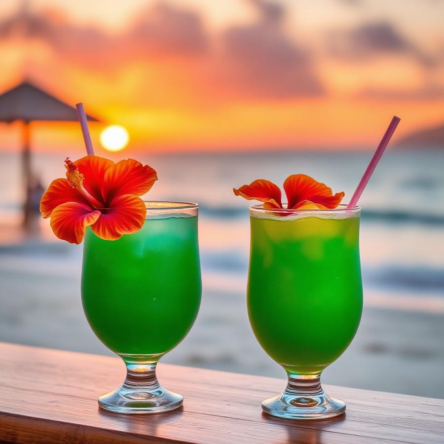 Tropical cocktails